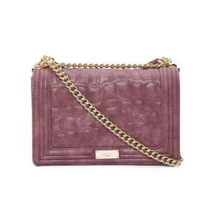 NEW BCBG Pink Textured Carmen Crossbody Purse
